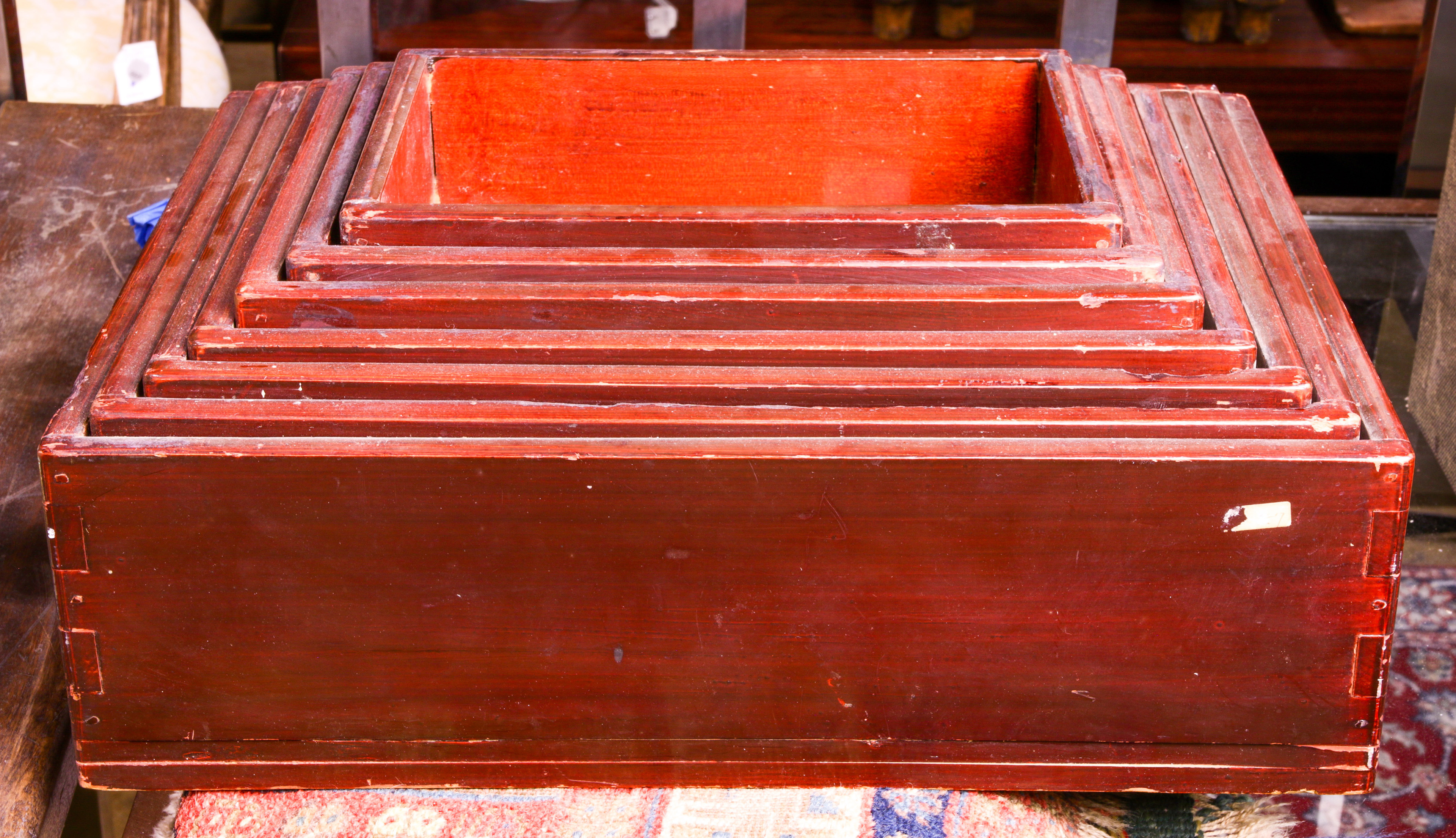 A GROUP OF GRADUATED JAPANESE BOX