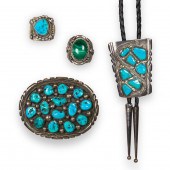 A GROUP OF HARDSTONE AND SILVE