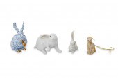 A GROUP OF HEREND PORCELAIN FI