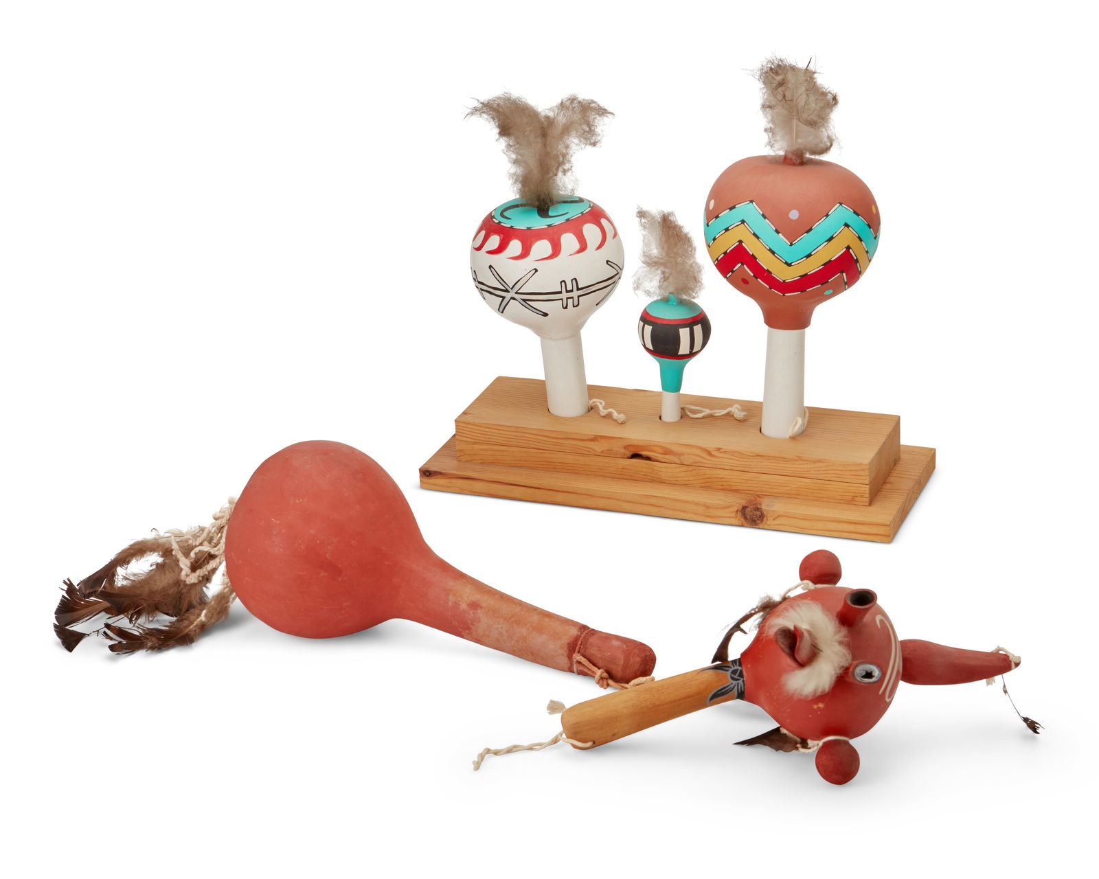 A GROUP OF HOPI GOURD DANCE