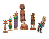 A GROUP OF HOPI POLYCHROME KAT