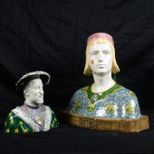 A GROUP OF  ITALIAN MAJOLICA B