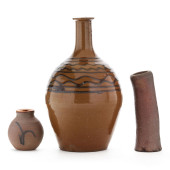 A GROUP OF JAPANESE CERAMICS<b