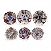 A GROUP OF JAPANESE IMARI PORC