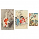 A GROUP OF JAPANESE WOODBLOCK
