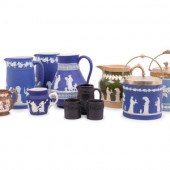 A Group of Jasperware Articles