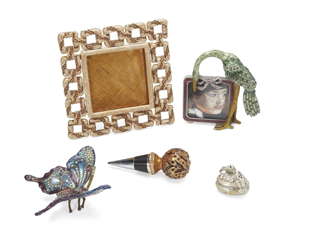 A GROUP OF JAY STRONGWATER JEWELLED