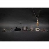 A Group of Jewellery  silver,