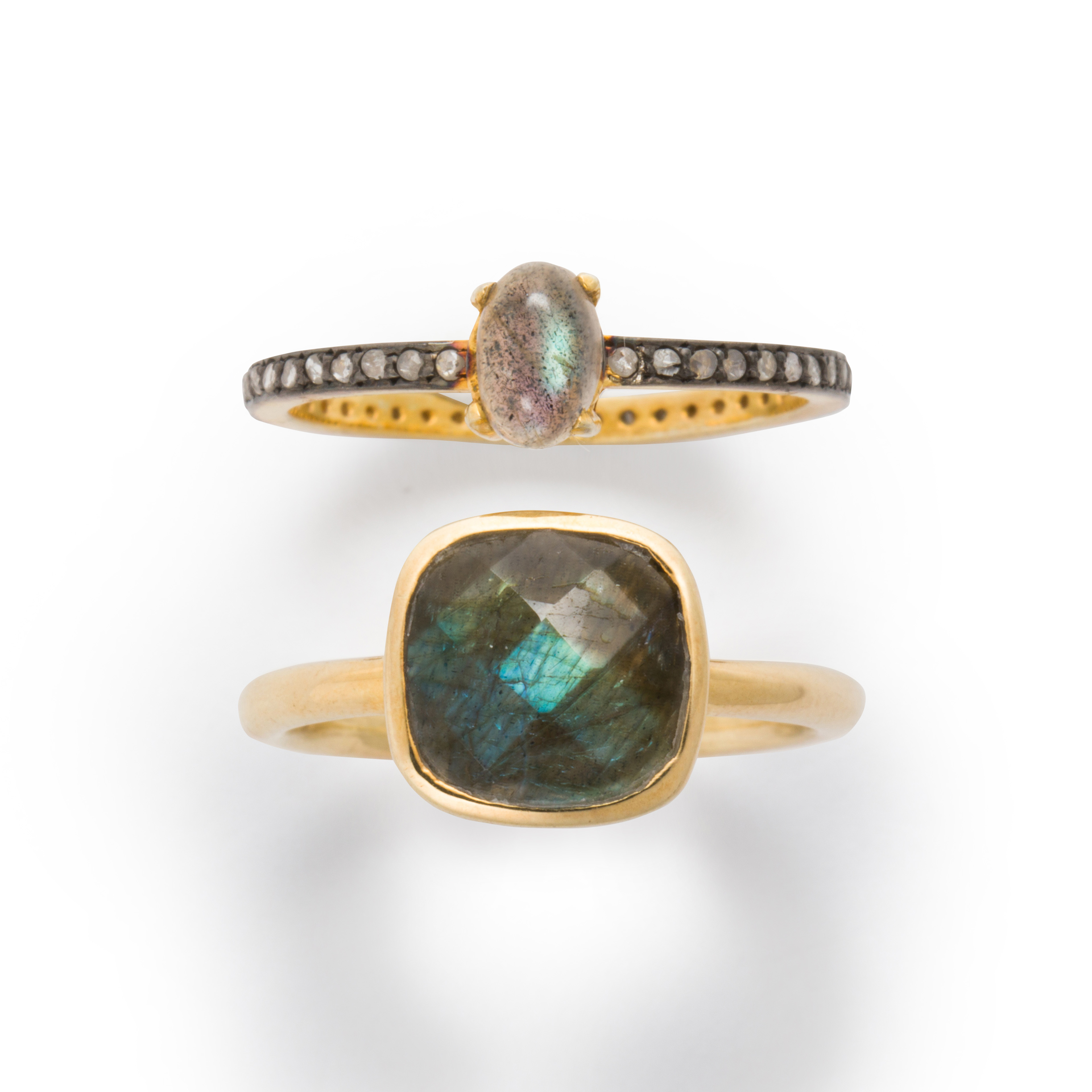 A GROUP OF LABRADORITE AND