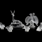 A Group of Lalique Table Artic
