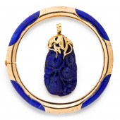 A GROUP OF LAPIS LAZULI AND FO