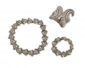 A GROUP OF LOS CASTILLO SILVER