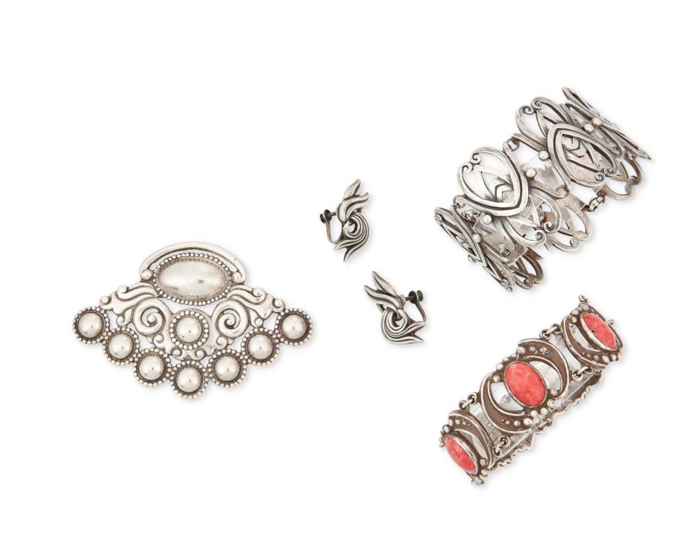 A GROUP OF LOS CASTILLO JEWELRYA
