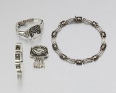 A GROUP OF LOS CASTILLO SILVER