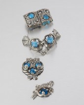 A GROUP OF LOS CASTILLO SILVER
