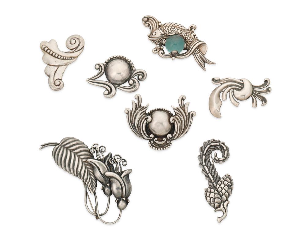 A GROUP OF LOS CASTILLO SILVER