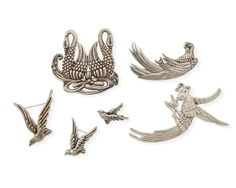 A GROUP OF LOS CASTILLO SILVER