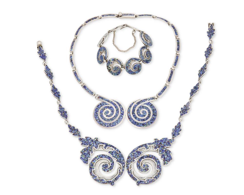 A GROUP OF MARGOT DE TAXCO SILVER