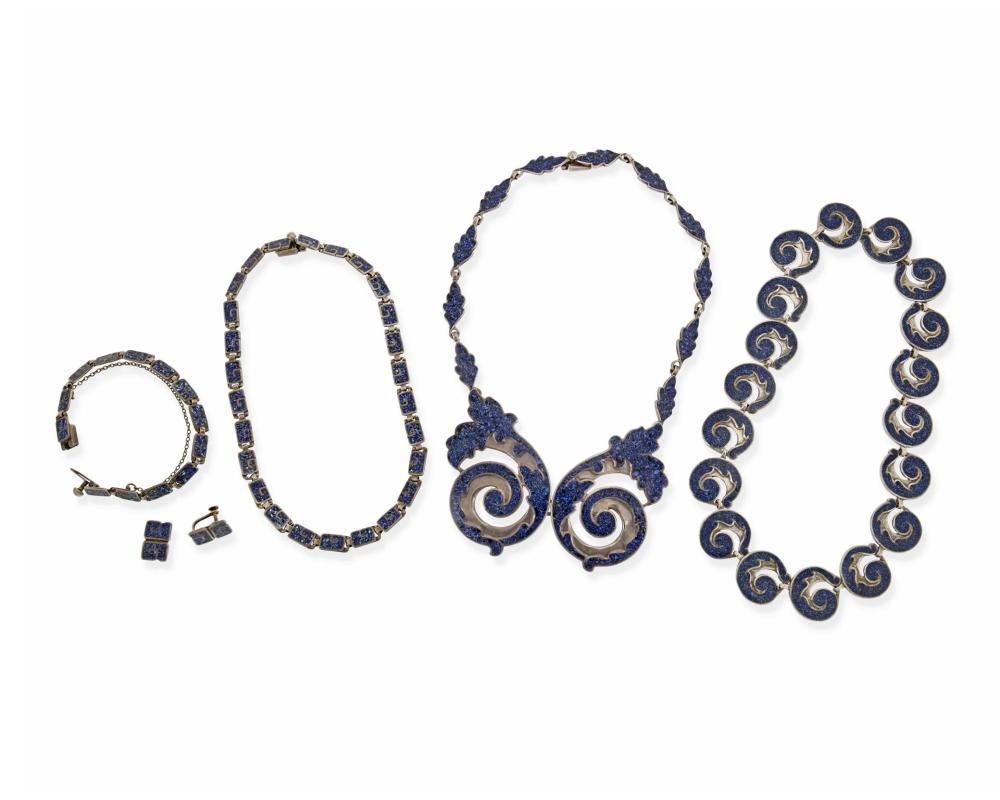 A GROUP OF MARGOT DE TAXCO SILVER