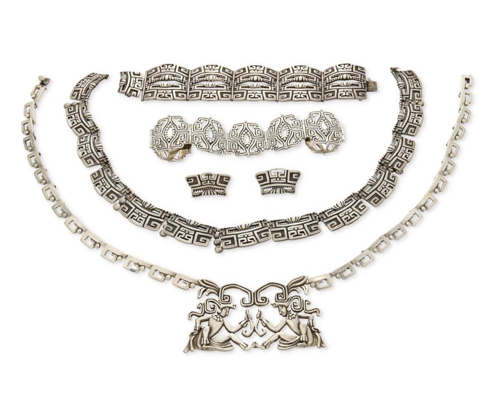 A GROUP OF MARGOT DE TAXCO SILVER
