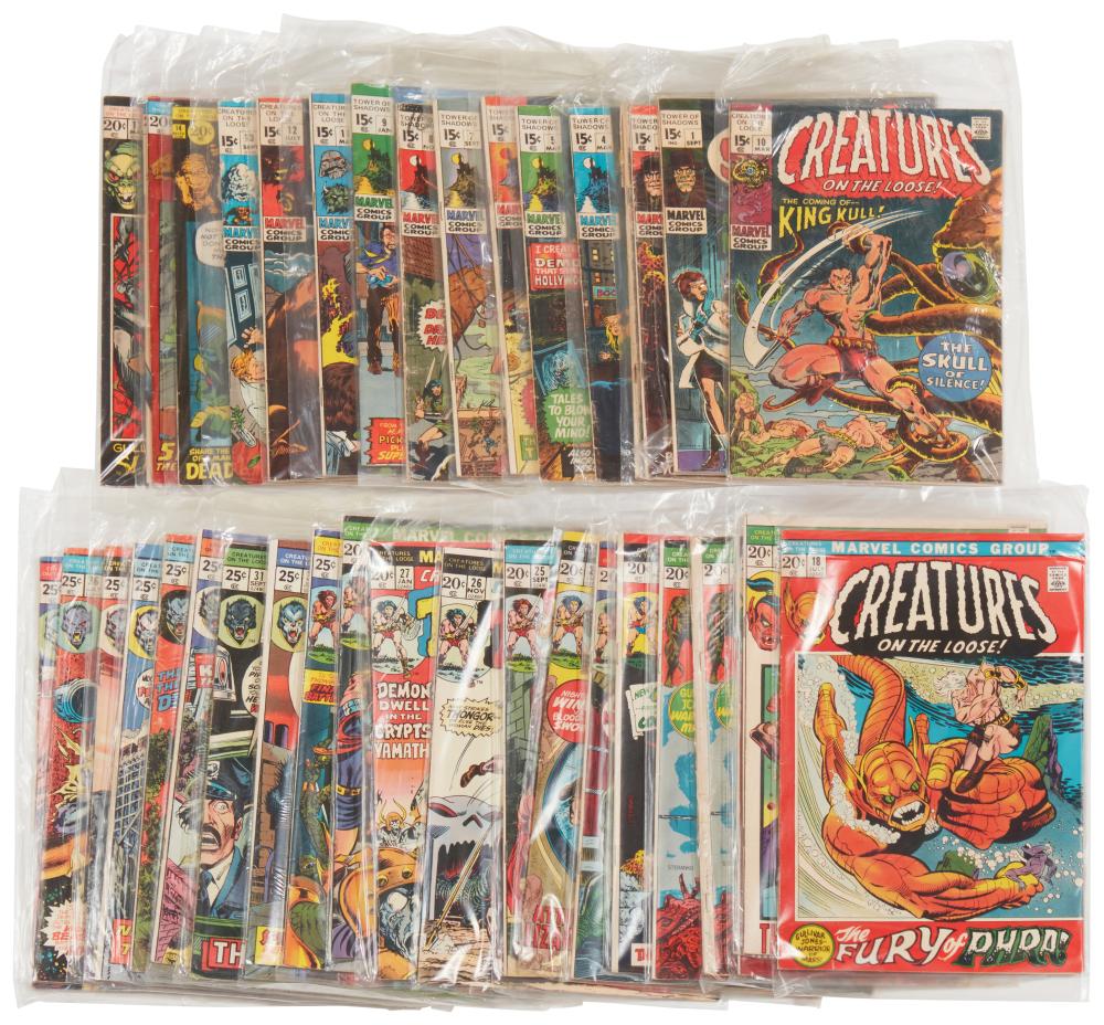 A GROUP OF MARVEL HORROR TOWER OF