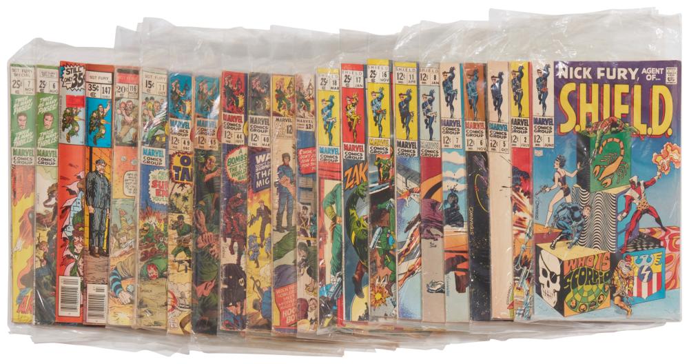 A GROUP OF MARVEL NICK FURY COMICSA