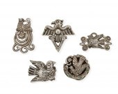 A GROUP OF MATL SILVER AND HAR
