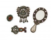 A GROUP OF MATL SILVER AND HAR