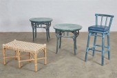 A GROUP OF MCGUIRE RATTAN FURN