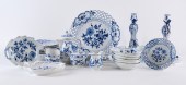 A GROUP OF MEISSEN BLUE AND WH