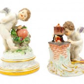 A Group of Meissen Porcelain C