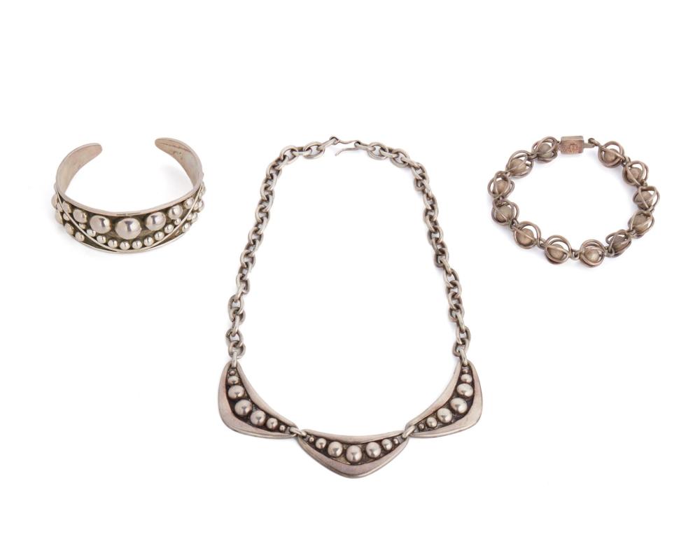 A GROUP OF MEXICAN DOT JEWELRYA