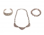 A GROUP OF MEXICAN DOT JEWELRY