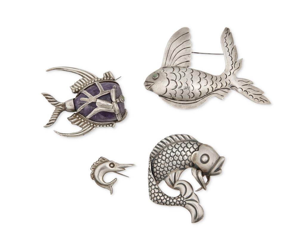 A GROUP OF MEXICAN SILVER FISH