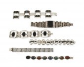 A GROUP OF MEXICAN SILVER BRAC