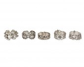 A GROUP OF MEXICAN SILVER LINK