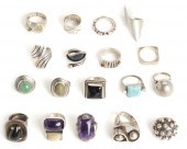 A GROUP OF MODERNIST RINGSA gr