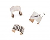 A GROUP OF MODERNIST SILVER CU