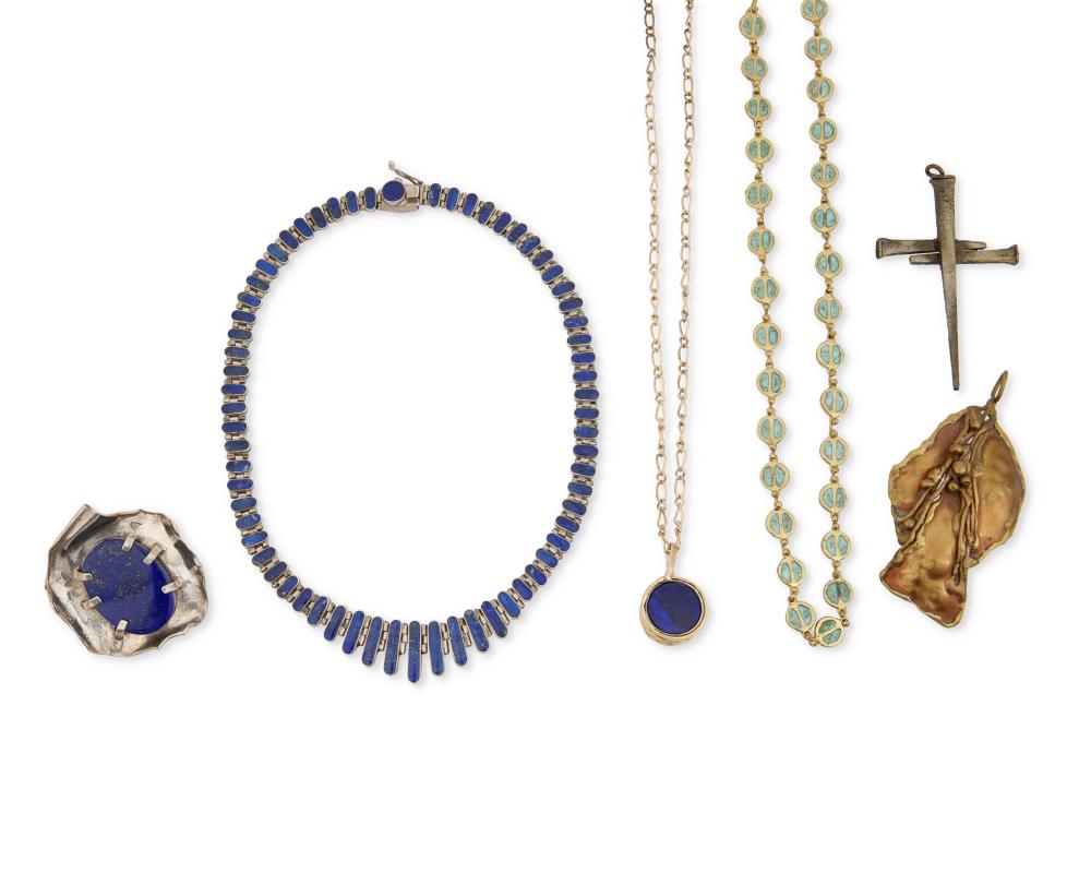 A GROUP OF MODERNIST-STYLE JEWELRYA