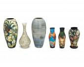 A GROUP OF MOORCROFT POTTERY V