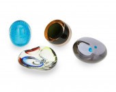 A GROUP OF MURANO ART GLASS TA