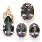 A GROUP OF MYSTIC TOPAZ AND FO