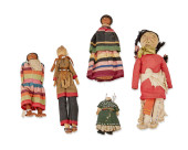 A GROUP OF NATIVE AMERICAN DOL