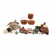 A GROUP OF NATIVE AMERICAN FET