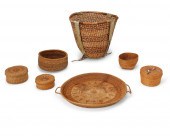 A GROUP OF NATIVE AMERICAN BAS