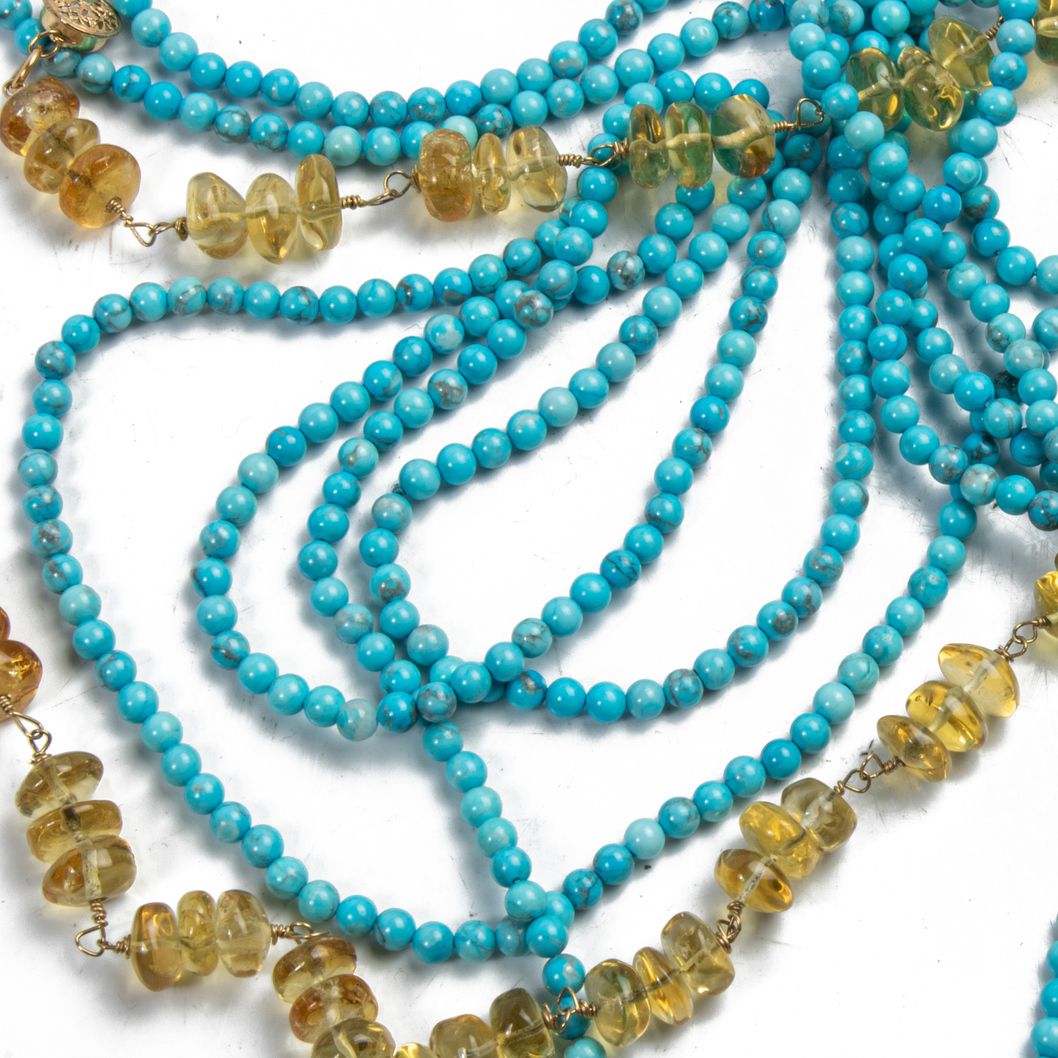 A GROUP OF NECKLACES A group of