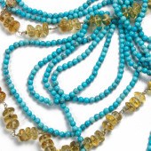A GROUP OF NECKLACES A group o