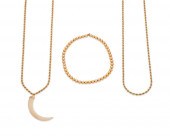 A GROUP OF NECKLACESA group of