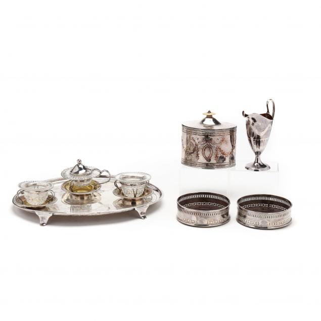 A GROUP OF NEOCLASSICAL SILVERPLATE