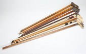 A group of nine antique silver